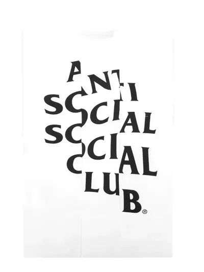 Anti Social Social Club Sliced Mind Games T-shirt In White