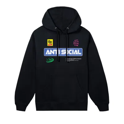 Pre-owned Anti Social Social Club Sponsored Hoodie 'black' | Men's Size S
