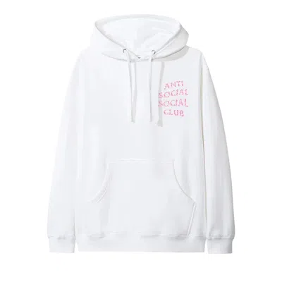 Pre-owned Anti Social Social Club Super Kawaii Hoodie 'white' | Men's Size S