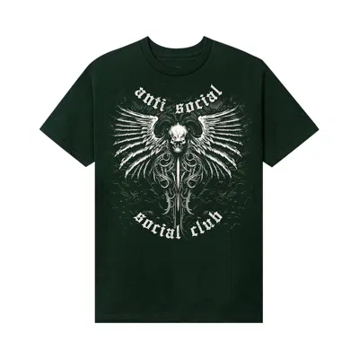 Pre-owned Anti Social Social Club Sympathy Tee 'forest Green' | Men's Size L