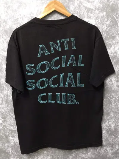 Pre-owned Anti Social Social Club T-shirt In Black