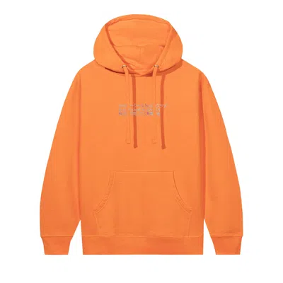 Pre-owned Anti Social Social Club Temporary Memory Hoodie 'orange'