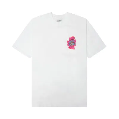 Pre-owned Anti Social Social Club Thermal Flame Tee 'white' | Men's Size Xxl