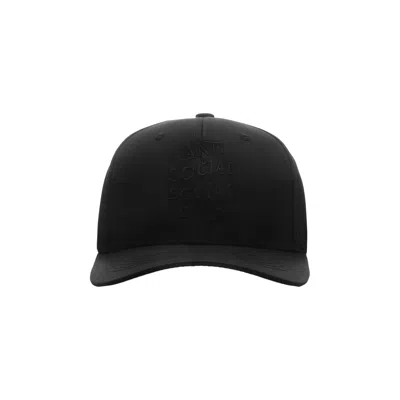 Pre-owned Anti Social Social Club Tonal Embroidered Cap 'black' | Men's Size Onesize