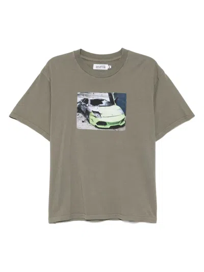 Anti Social Social Club Totaled T-shirt In Green