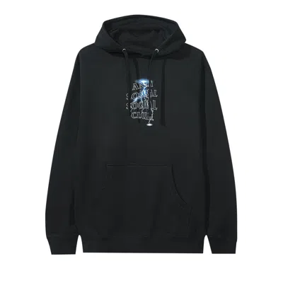 Pre-owned Anti Social Social Club Twister Hoodie 'black' | Men's Size M