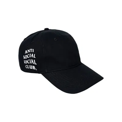 Pre-owned Anti Social Social Club Weird Cap 'black' | Men's Size Onesize