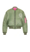 Anti Social Social Club Mens Welcome To The Club Logo-print Woven Bomber Jacket Olive Xl