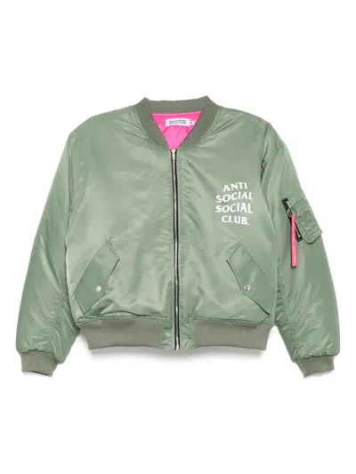 ANTI SOCIAL SOCIAL CLUB WELCOME TO THE CLUB MA-1 JACKET