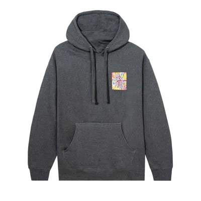 Pre-owned Anti Social Social Club What A Trip/no Vacation Hoodie 'gunmetal Heather' In Grey