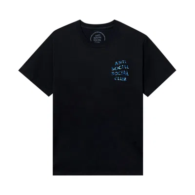 Pre-owned Anti Social Social Club Woody Blue Camo Tee 'black' | Men's Size Xl