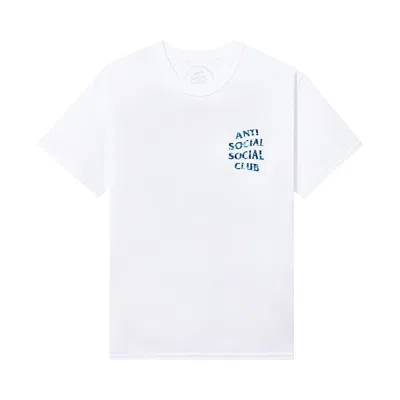 Pre-owned Anti Social Social Club Woody Blue Camo Tee 'white' | Men's Size Xl