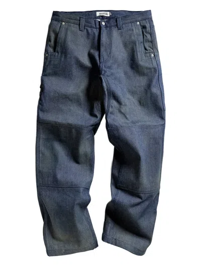 Anti Social Social Club Work Jeans In Blue