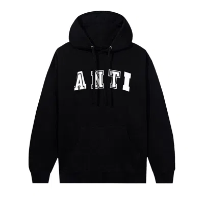 Pre-owned Anti Social Social Club X 2 Tone Anti College Hoodie 'black' | Men's Size Xs