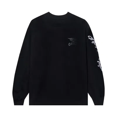 Pre-owned Anti Social Social Club X Alpine Stars Helmet Long-sleeve Tee 'black' | Men's Size M