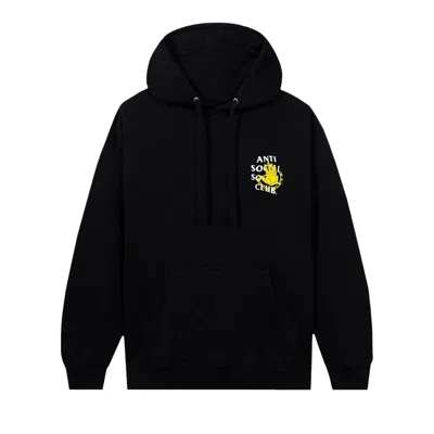 Pre-owned Anti Social Social Club X Body Glove Spray Hoodie 'black' | Men's Size L