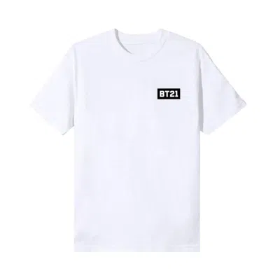 Pre-owned Anti Social Social Club X Bt21 Club Peekaboo Tee 'white' | Men's Size L