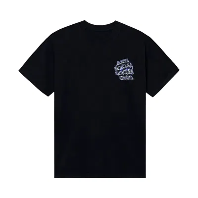 Pre-owned Anti Social Social Club X Fragment Bolt Tee 'black/navy'