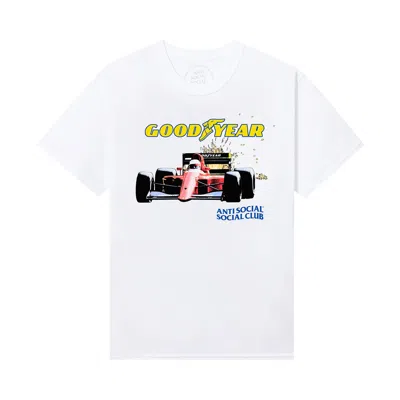 Pre-owned Anti Social Social Club X Goodyear Sparks Tee 'white' | Men's Size M