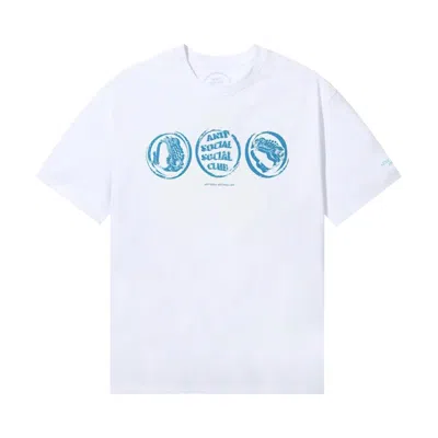 Pre-owned Anti Social Social Club X Jinro Two Glasses Of Soju Tee 'white' | Men's Size Xl