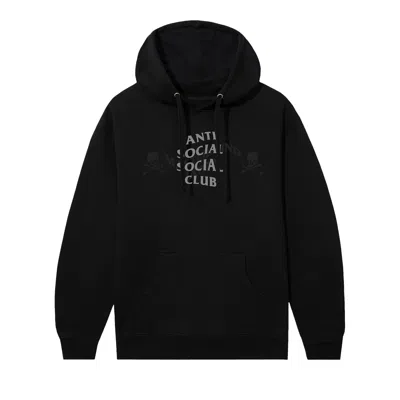 Pre-owned Anti Social Social Club X Mastermind Mind Hoodie 'black' | Men's Size Xxl