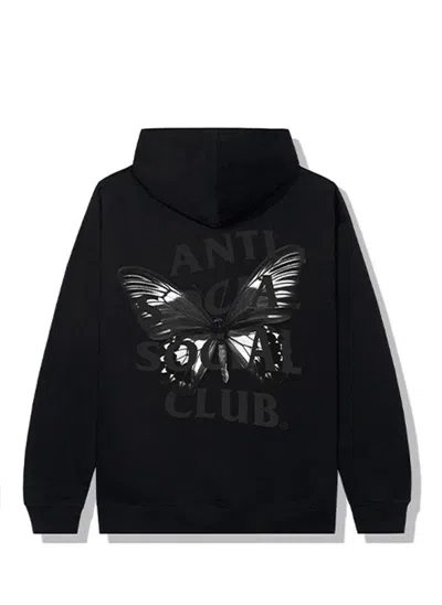 Pre-owned Anti Social Social Club X Members Only Ds Weekly Exclusive Assc Hidden Sky Black Hoodie Bape Kith (size Medium)