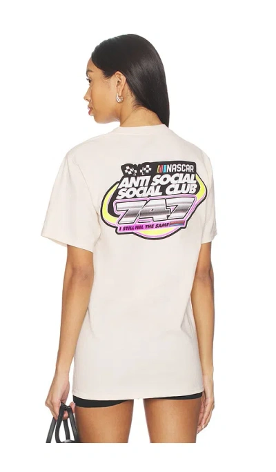 Anti Social Social Club X Nascar 747 Tee In White