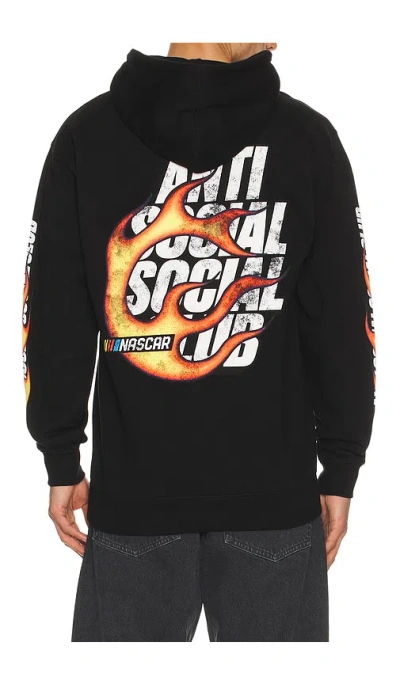 Anti Social Social Club X Nascar Daytona Hoodie In Black