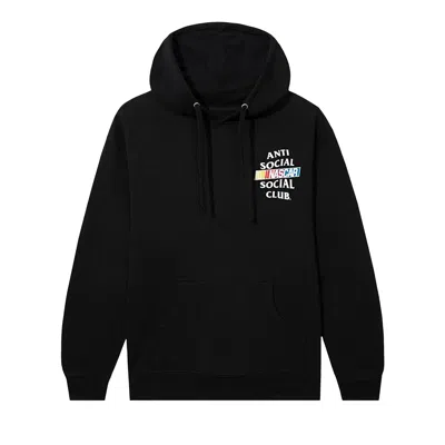 Pre-owned Anti Social Social Club X Nascar Games Hoodie 'black' | Men's Size M