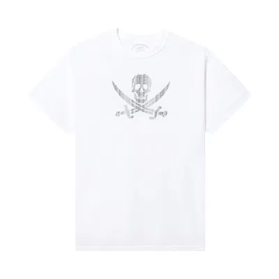 Pre-owned Anti Social Social Club X Neighborhood Crossbone Tee 'white' | Men's Size L