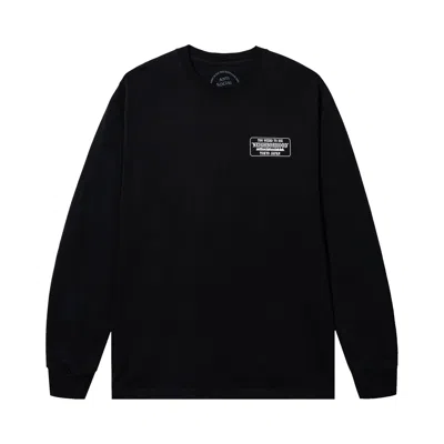 Pre-owned Anti Social Social Club X Neighborhood Plaque Long-sleeve Tee 'black' | Men's Size Xxl