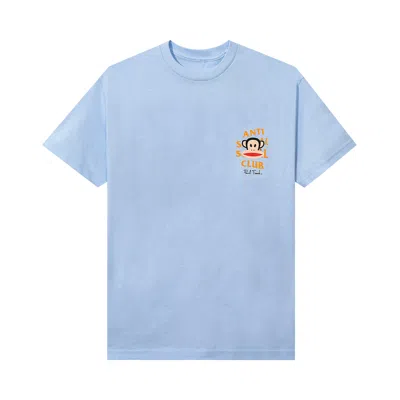 Pre-owned Anti Social Social Club X Paul Frank Lounge Tee 'blue'