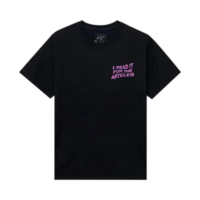 Pre-owned Anti Social Social Club X Playboy Read It Tee 'black' | Men's Size M