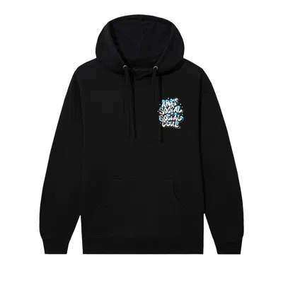 Pre-owned Anti Social Social Club X Polo Cutty Powder Hoodie 'black' | Men's Size Xl