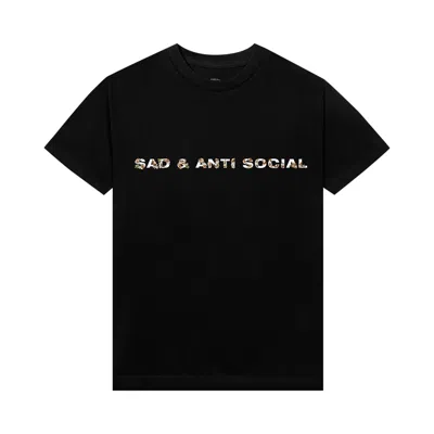Pre-owned Anti Social Social Club X Sadboyz Sakura Tee 'black'