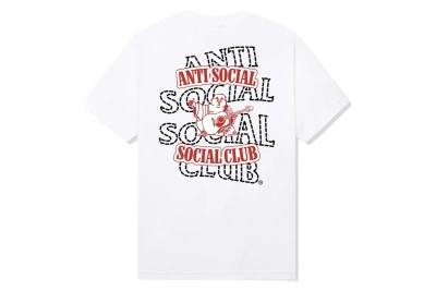 Pre-owned Anti Social Social Club X True Religion Anti-truth Premium Heavyweight Tee White