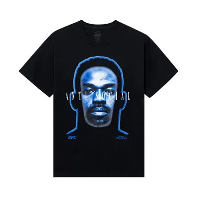 Pre-owned Anti Social Social Club X Ufc Bones Tee 'black' | Men's Size Xl