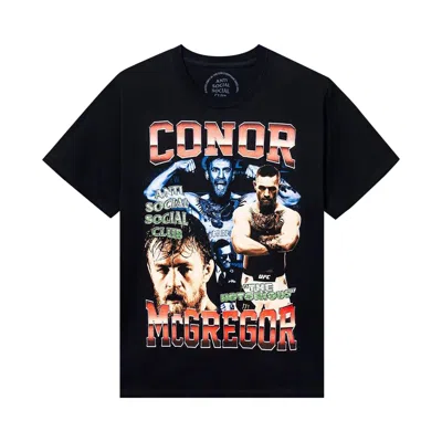 Pre-owned Anti Social Social Club X Ufc Conor Mcgregor Tee 'black' | Men's Size M