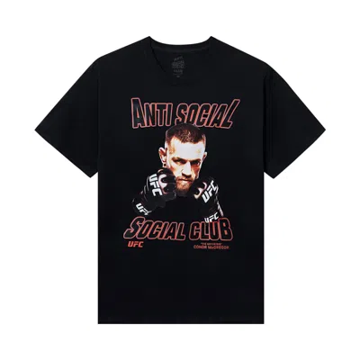 Pre-owned Anti Social Social Club X Ufc Nototorious Tee 'black'