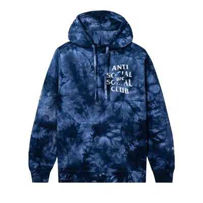 Pre-owned Anti Social Social Club X Ufc Ultimatum Hoodie 'blue' | Men's Size Xl