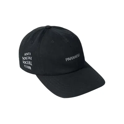 Pre-owned Anti Social Social Club X Undefeated Paranoid Cap 'black'