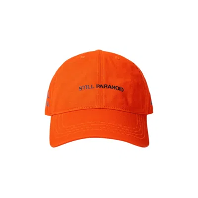 Pre-owned Anti Social Social Club X Undefeated Still Paranoid Cap 'orange' | Men's Size Onesize