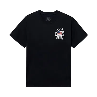 Pre-owned Anti Social Social Club X Usps Stamps Tee 'black' | Men's Size S