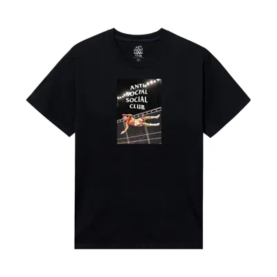 Pre-owned Anti Social Social Club X Wwe American Nightmare Tee 'black' | Men's Size S