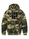 Anti Social Social Club X Wwe Camouflage-print Hoodie In Green