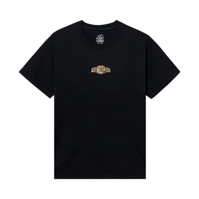 Pre-owned Anti Social Social Club X Wwe Championship Belt Tee 'black' | Men's Size Xxl