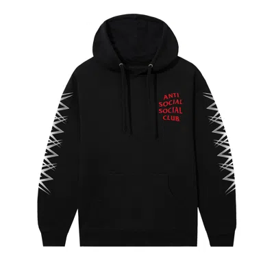 Pre-owned Anti Social Social Club X Wwe Entertainment Hoodie 'black' | Men's Size L