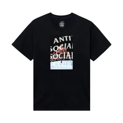 Pre-owned Anti Social Social Club X Wwe The Rock Tee 'black' | Men's Size S