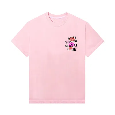 Pre-owned Anti Social Social Club Your Kiss Tee 'pink' | Men's Size Xxl