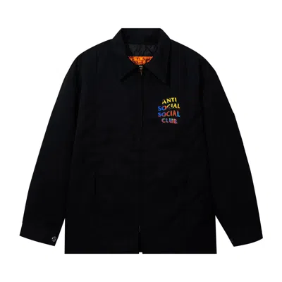 Pre-owned Anti Social Social Club Zuiderzee Jacket 'black'